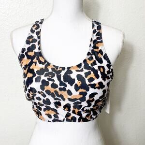 HOLIPICK Leopard Bikini Swimsuit Women Medium Top BRAND NEW WITH TAGS